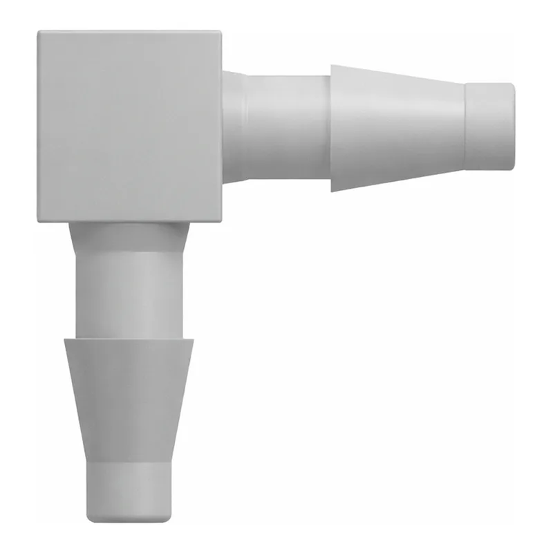Elbow Tube Fitting with Classic Series Barbs, 1/8` (3.2 mm) ID Tubing