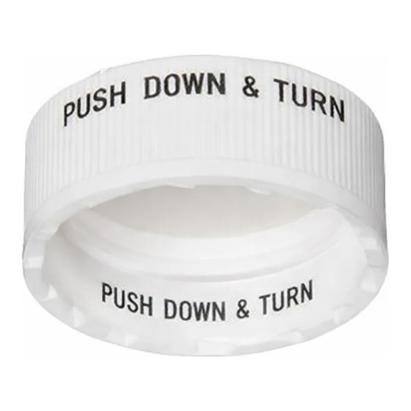 Thermo Fisher Scientific Wheaton White Polypropylene Open-Top Caps w/PTFE Faced Silicone Liners for E-Z Ex-Traction Vials