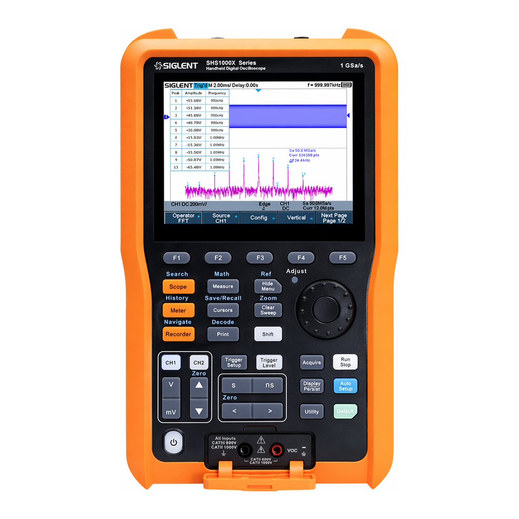 SIGLENT 시글런트 휴대형 오실로스코프 SHS1202X