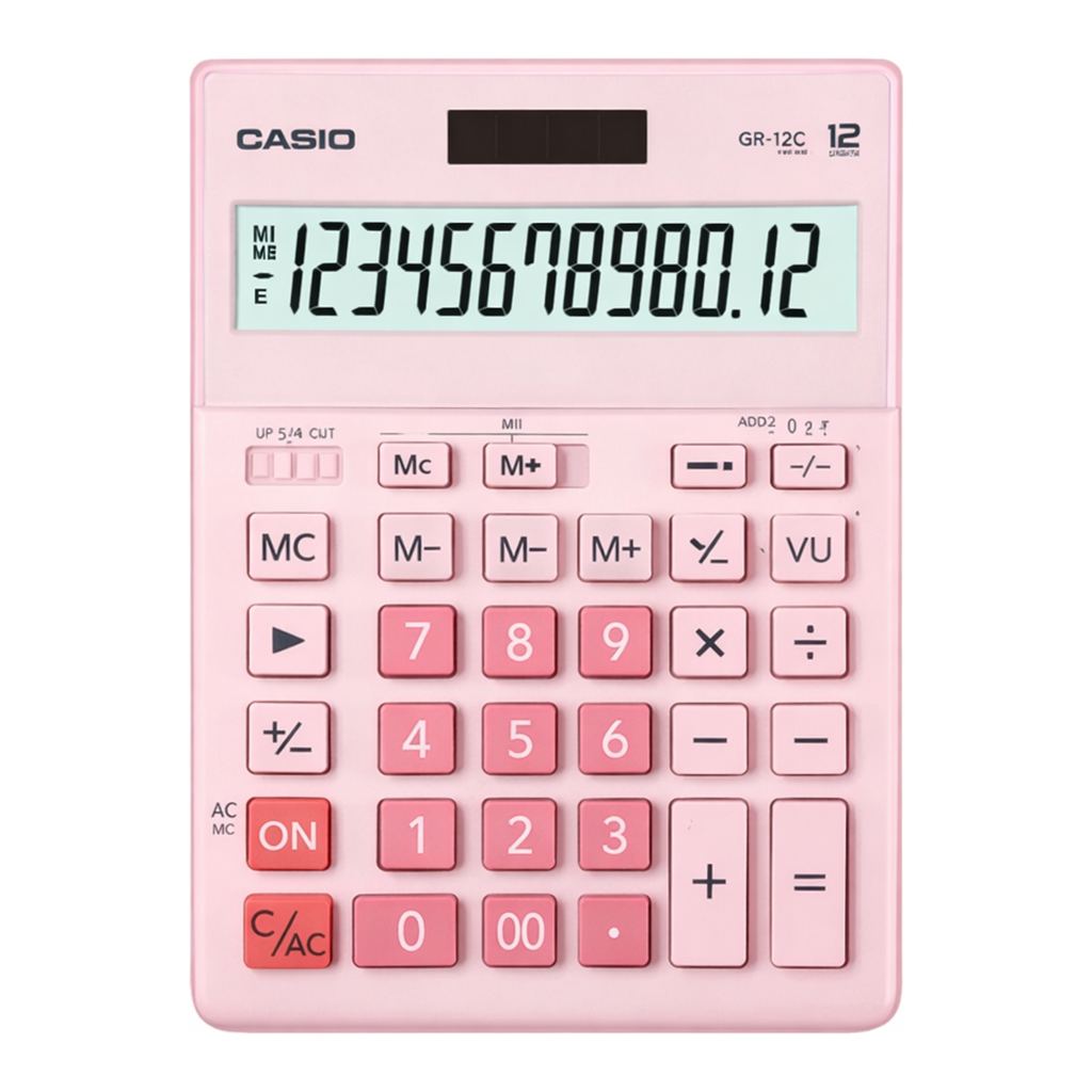 OFFICENEX [장기품절]
카시오 컬러계산기(GR-12C PK/핑크)