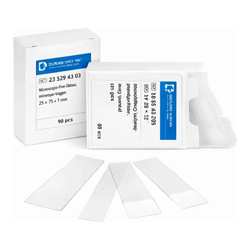 Daihan Science DURAN Premium Fine Slide Glass, Plain- & Frost-type45° Ground-edge, [ Germany-m