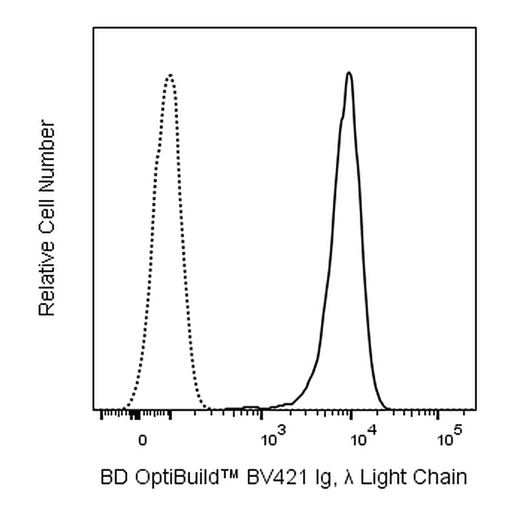 BD BV421 Mouse Anti-Rat Ig, λ Light Chain