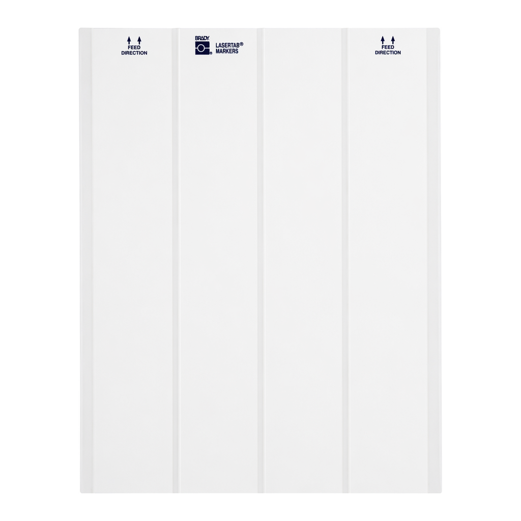 Brady LaserTab Series Polyamide Coated Nylon Cloth Labels