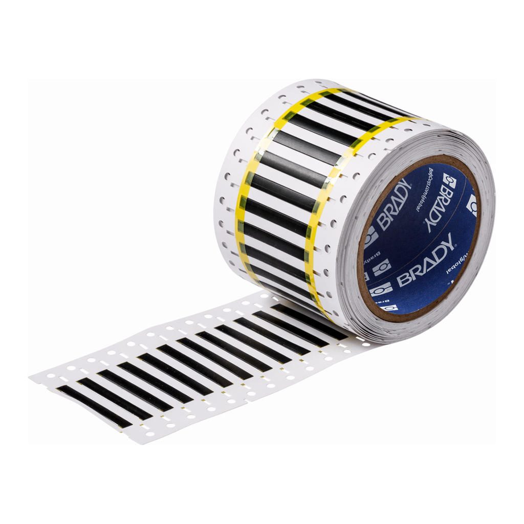 Brady PermaSleeve High Temperature Heat Shrink Labels, 3/16" Dia, for 3" Core Printers