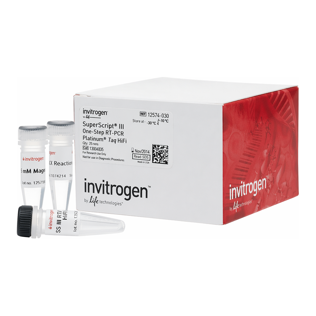 Thermo Fisher Scientific SuperScript III One-Step RT-PCR System with Platinum Taq High Fidelity DNA Polymerase, 25 rxns