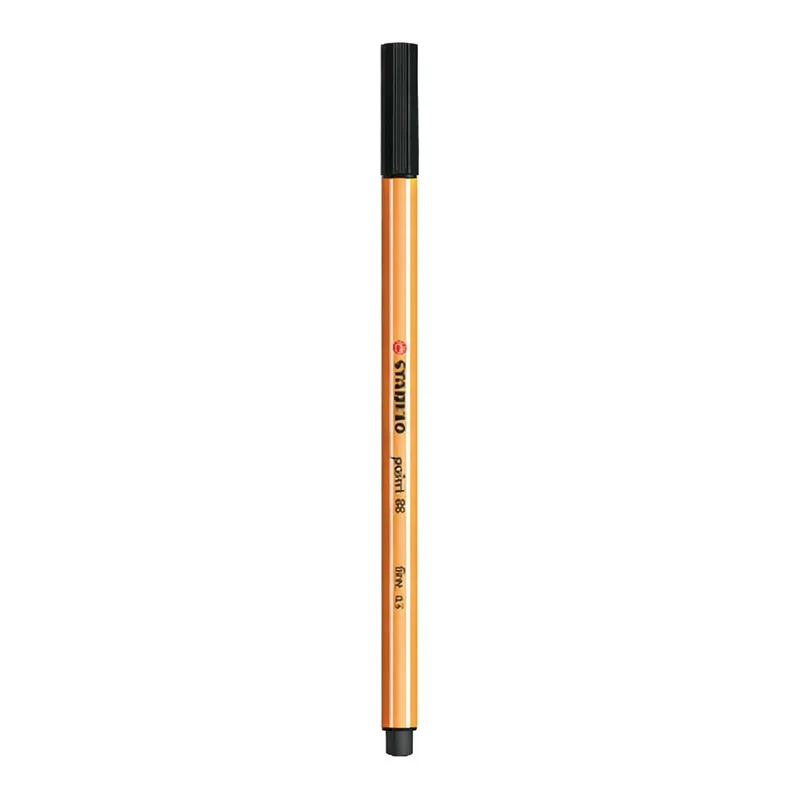 OFFICENEX 스타빌로 포인트88화인라이너(0.4mm 흑색)