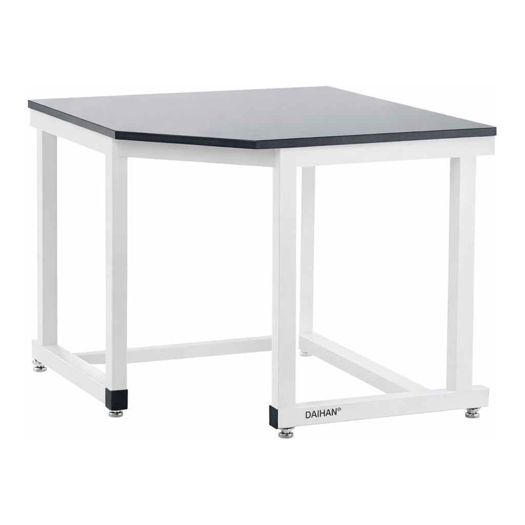 Daihan Science DAIHAN Laboratory Basic Corner Table, High Quality Steel-Frame & Phenol Work To