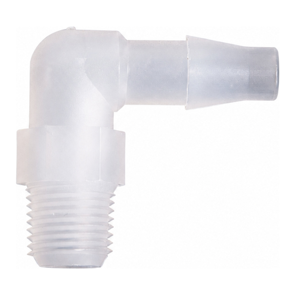 Tube connector, offset, 6.4-8 mm ID