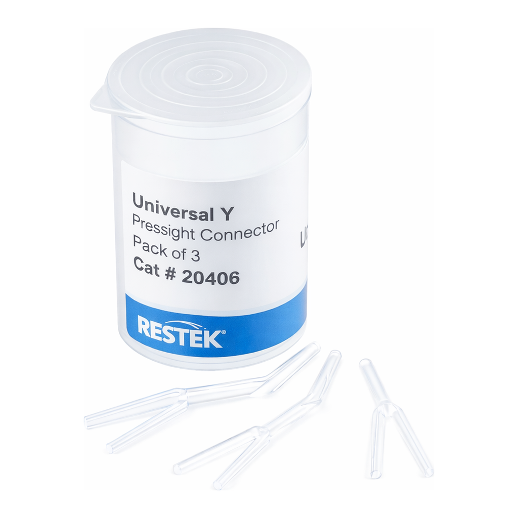 Restek Connector, Presstight, Universal, Y Pack of 3