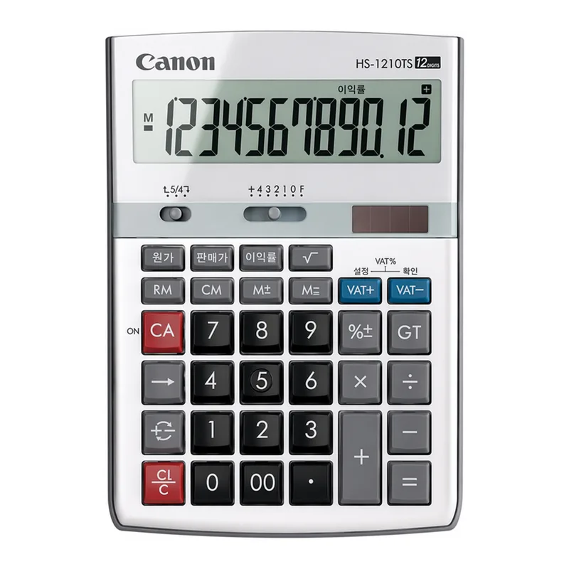 OFFICENEX 캐논 계산기(HS-1210TS-S)