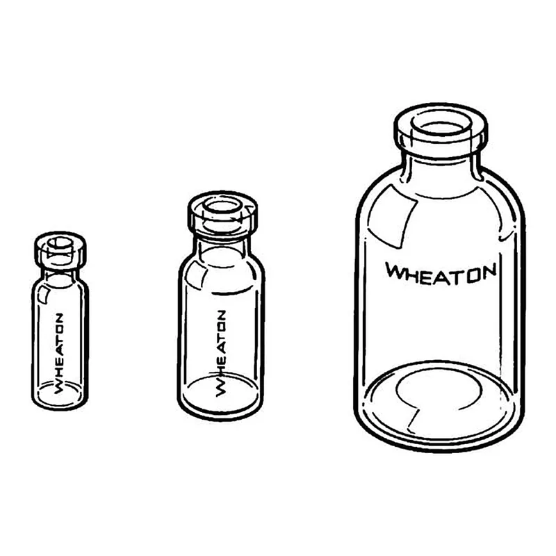 Merck Wheaton glass serum bottle