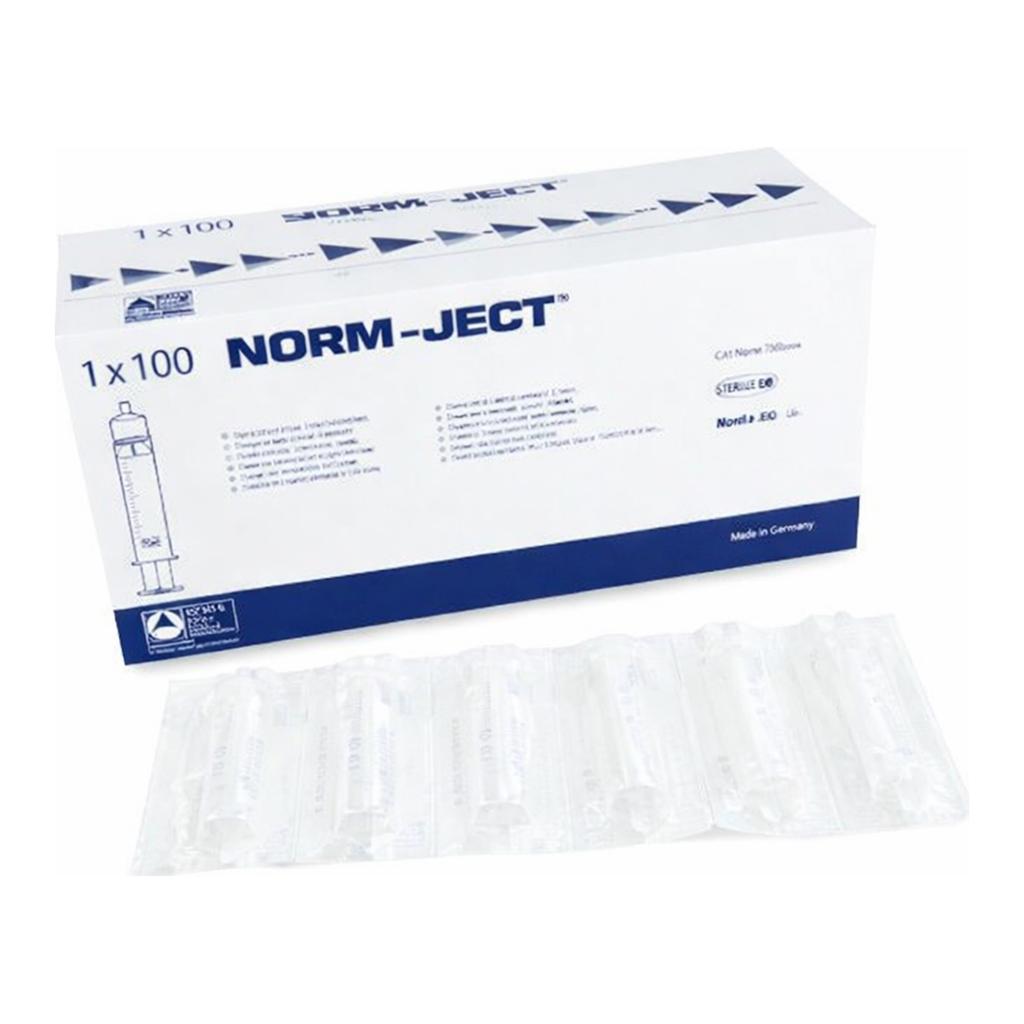 Restek Norm-Ject Plastic Syringe, 20mL Luer Lock Tip 100pk