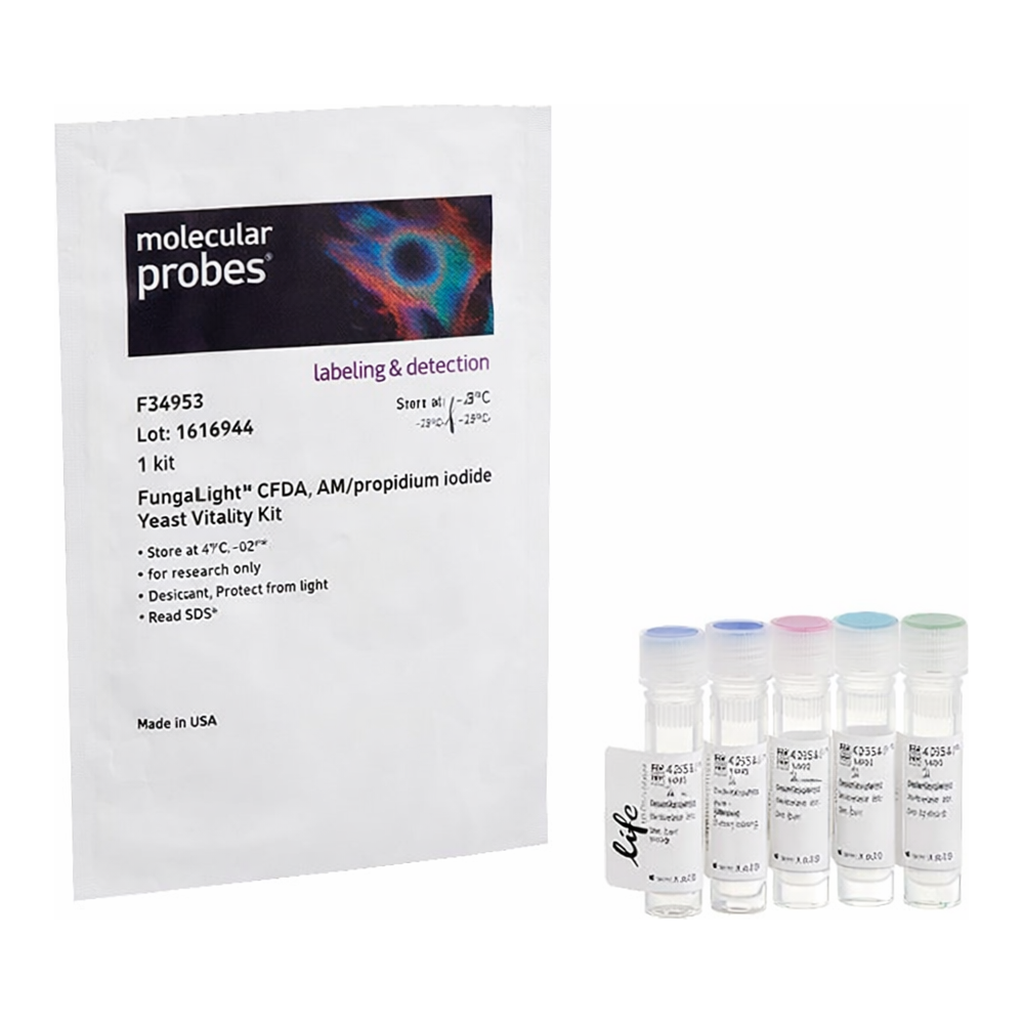 Thermo Fisher Scientific FungaLight Yeast CFDA, AM/Propidium Iodide Vitality Kit