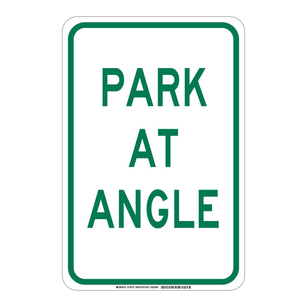 Brady Park At Angle Sign