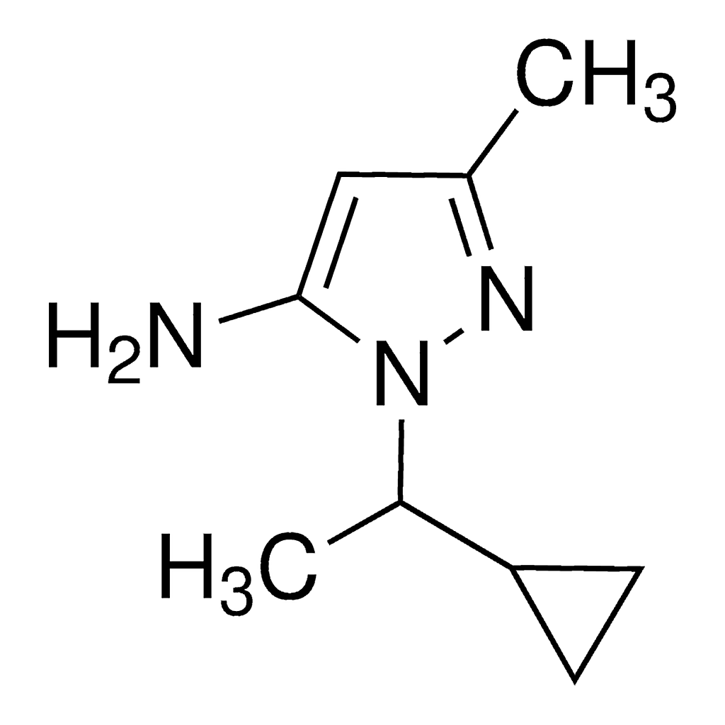 Merck 1-(1-Cyclopropylethyl)-3-methyl-1H-pyrazol-5-amine