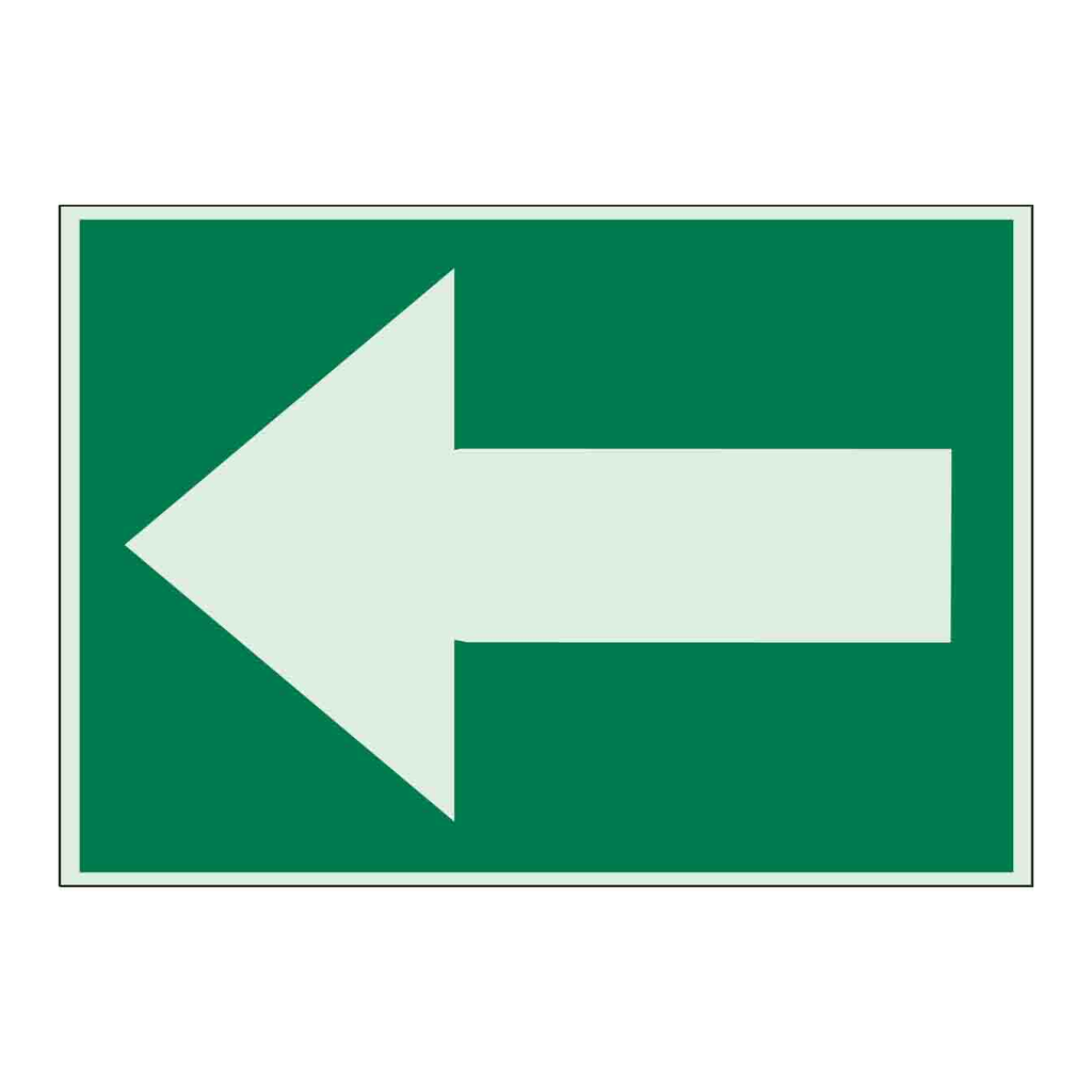 Brady Left Arrow Sign