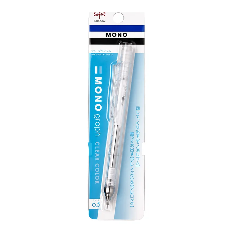 OFFICENEX 톰보 모노그래프 클리어샤프 0.5mm(화이트)