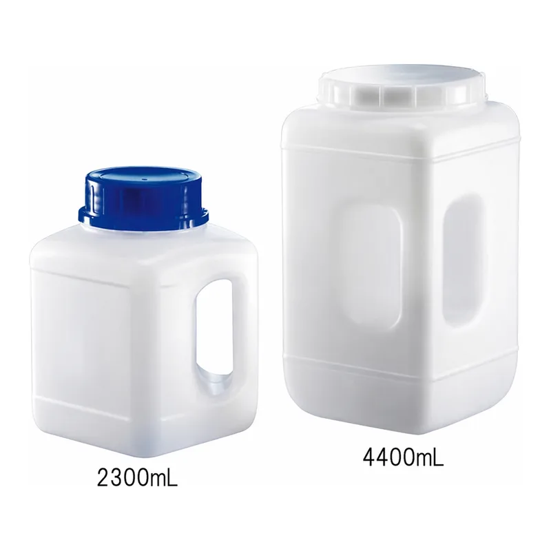 AS ONE Wide-Mouth Square Bottle with Handle, 손잡이형 각형병