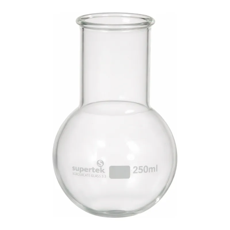 Supertek Flask, Round Bottom, Wide Neck
