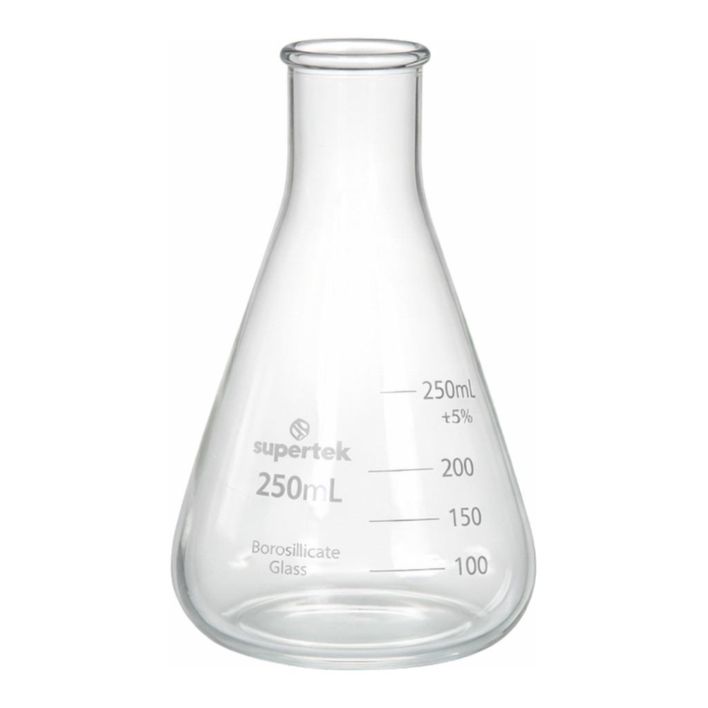 Supertek Flask, Conical (Erlenmeyer), Graduated