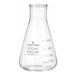 Supertek Flask, Conical (Erlenmeyer), Graduated, Wide Neck
