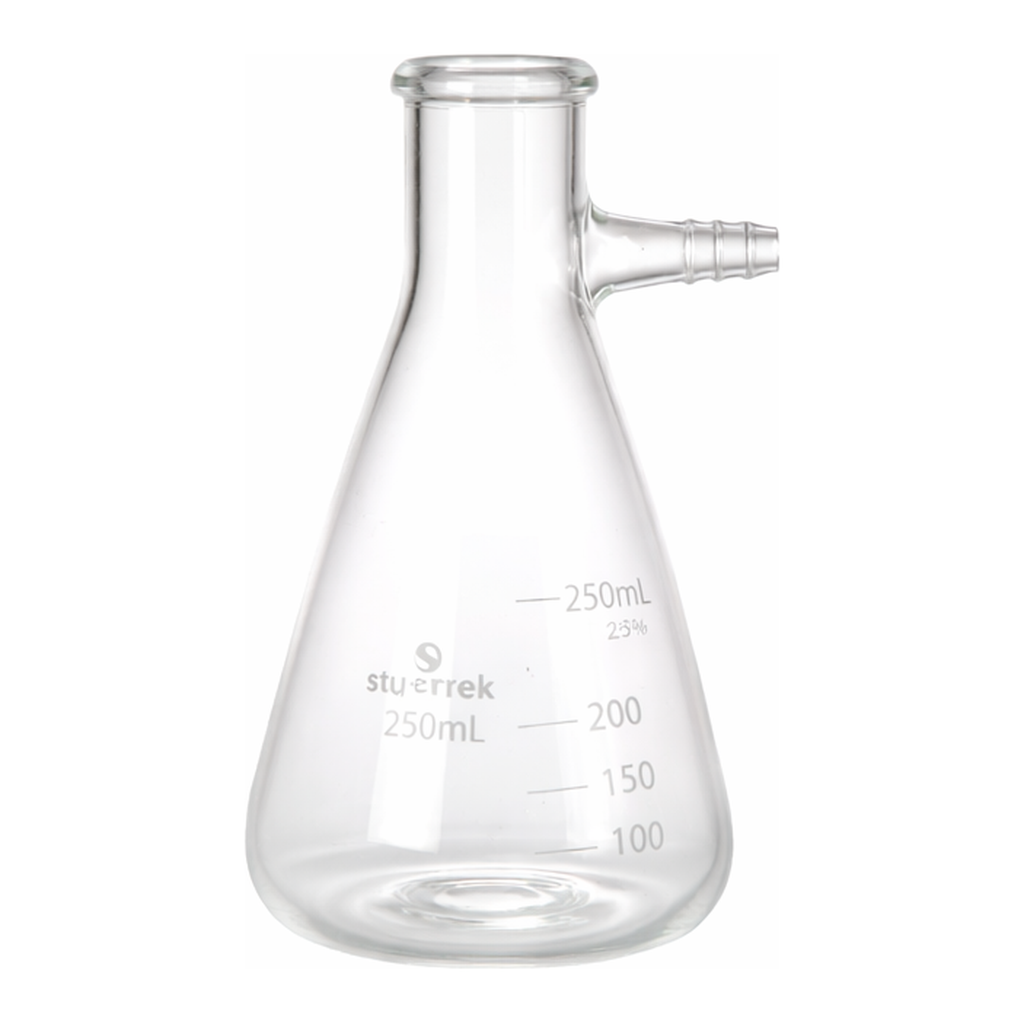 Supertek Flask, Filter Bolt Neck with Tubule at Side