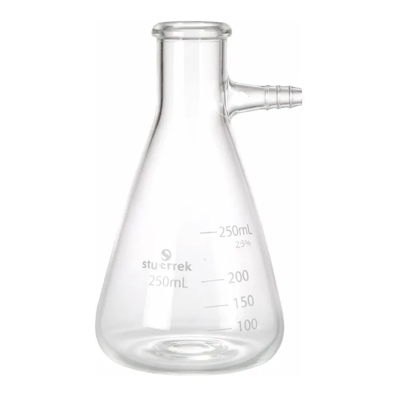 Supertek Flask, Filter Bolt Neck with Tubule at Side