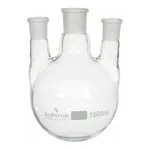 Supertek Flask, Round Bottom, Three Necks Parallel