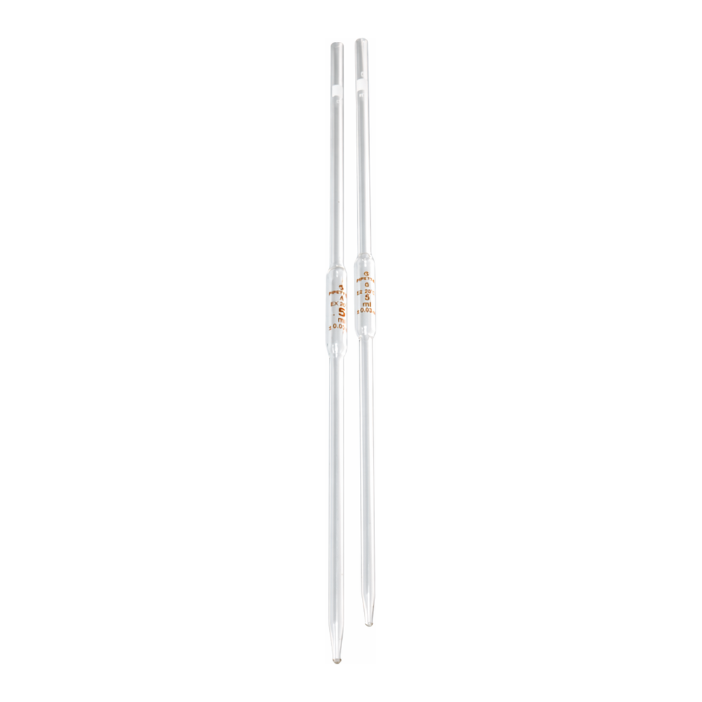 Supertek Pipette, Volumetric With One Mark, Bulb Type Class B (DIN)