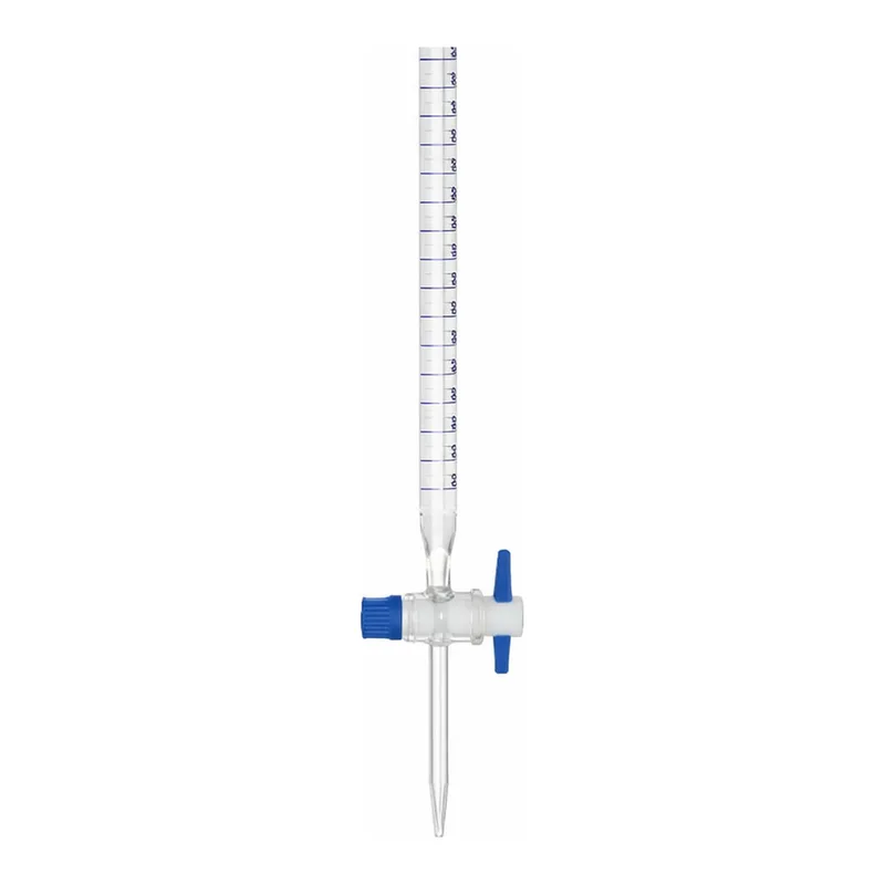 Supertek Burette, With Straight Bore, PTFE Key Stopcock, Class A (DIN)
