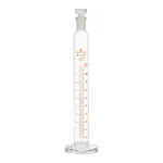 Supertek Measuring Cylinder With Round Glass Base And Interchangeable Glass Stopper