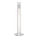Supertek Measuring Cylinder with Hexagonal Glass Base & Interchangeable Glass Stopper