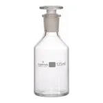 Supertek Bottle ,Reagent Interchangeable Glass Stopper, Narrow Mouth ,Clear