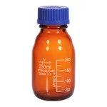 Supertek Reagent Bottle, Amber Glass, With Screw Cap
