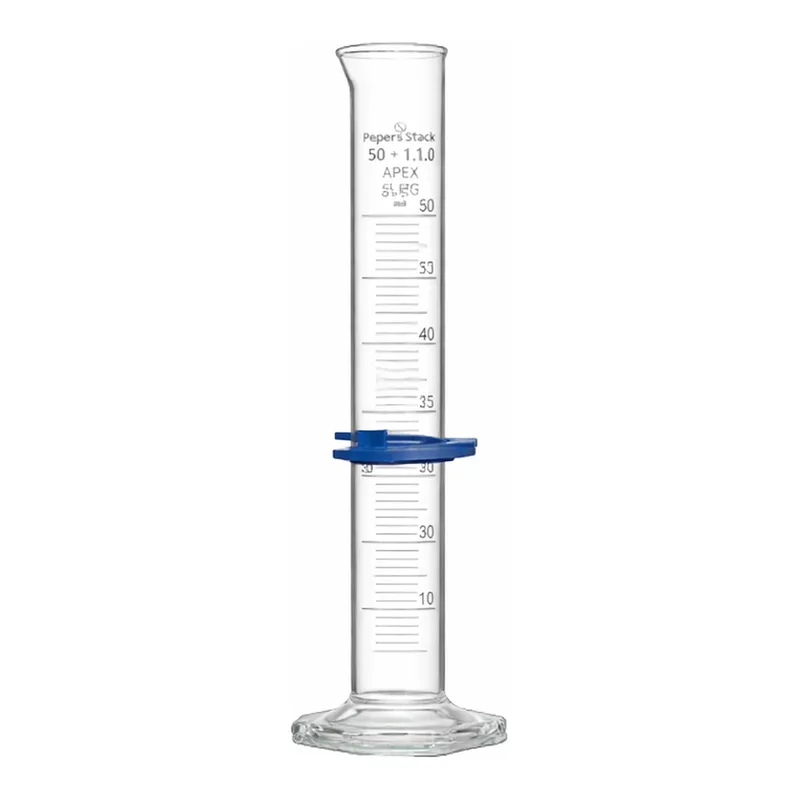 Supertek Measuring Cylinder Graduated, Hex Base, TC Class B (ASTM)