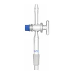 Supertek Adapter, Cone To Flexible Tubing, Straight Connection With Glass Stopcock