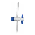 Supertek Stopcock, Straight, For Burette, PTFE Key