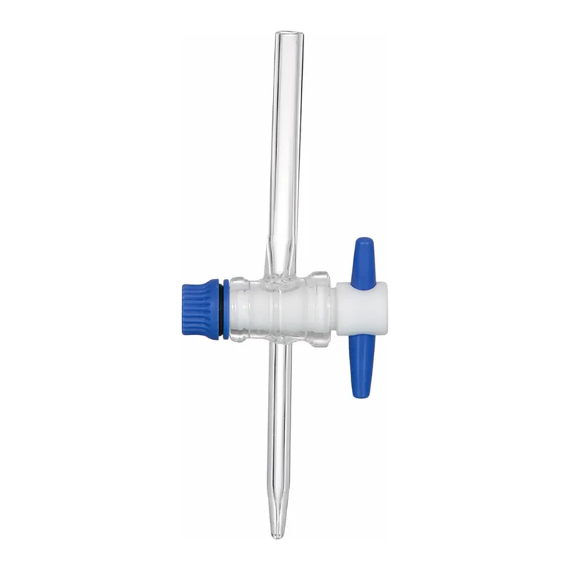 Supertek Stopcock, Straight, For Burette, PTFE Key