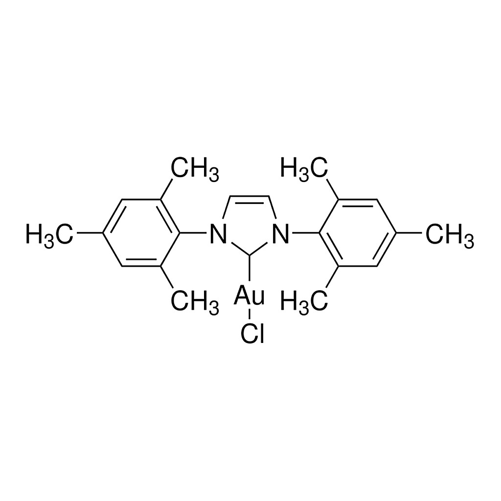 Merck Chloro[1,3-bis(2,4,6-trimethylphenyl)imidazol-2-ylidene]gold(I)