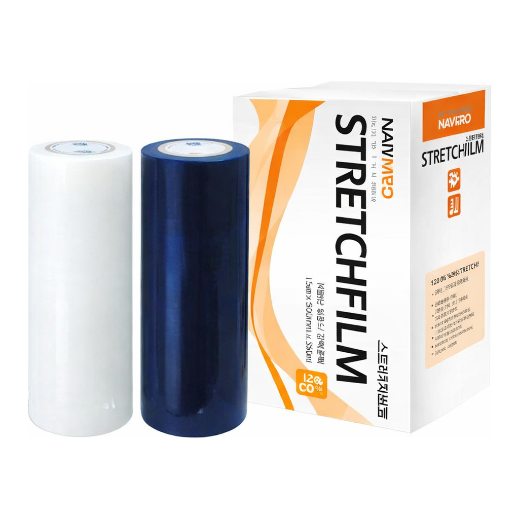 OFFICENEX [P]스트레치필름 (18μmX500mmX400m/4EA/BOX/NAVI)
