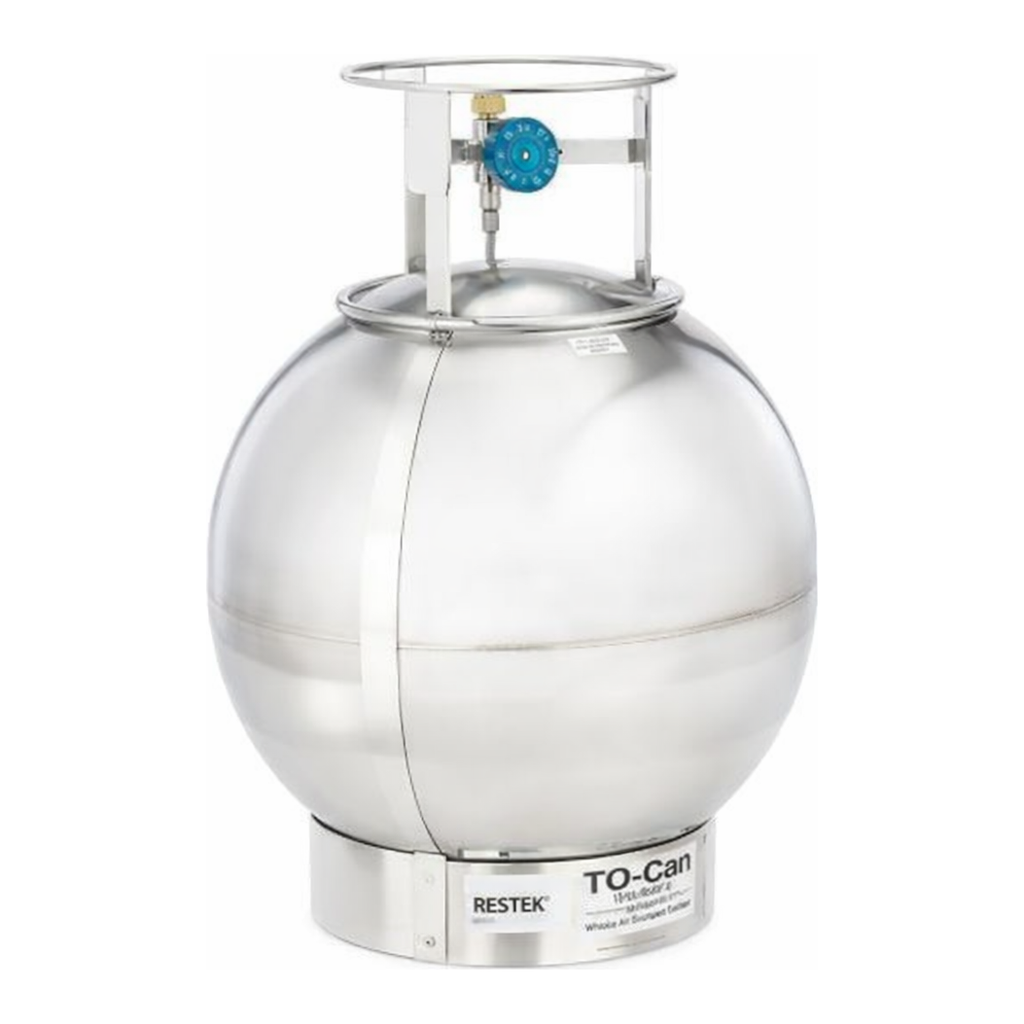 Restek TO-Can Canister 15L with 2-Port RAVE+