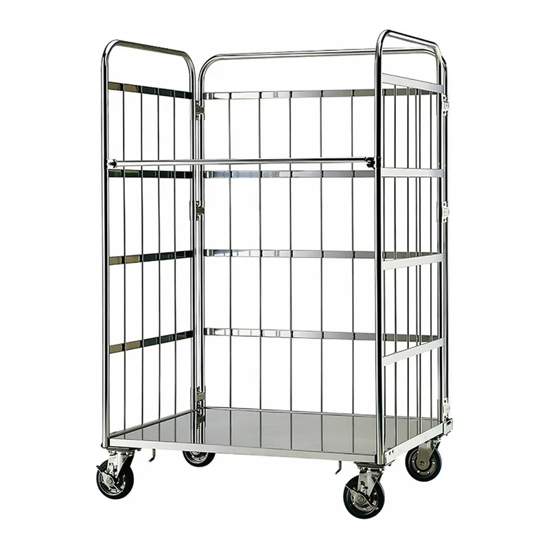 AS ONE Stainless Steel PAllet Truck, 스테인리스 롤박스 팔레트 (마이티 케리어)