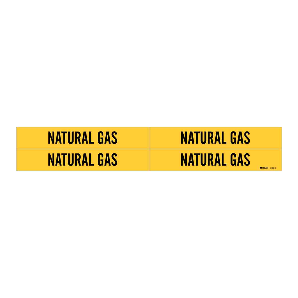 Brady NATURAL GAS Pipe Marker