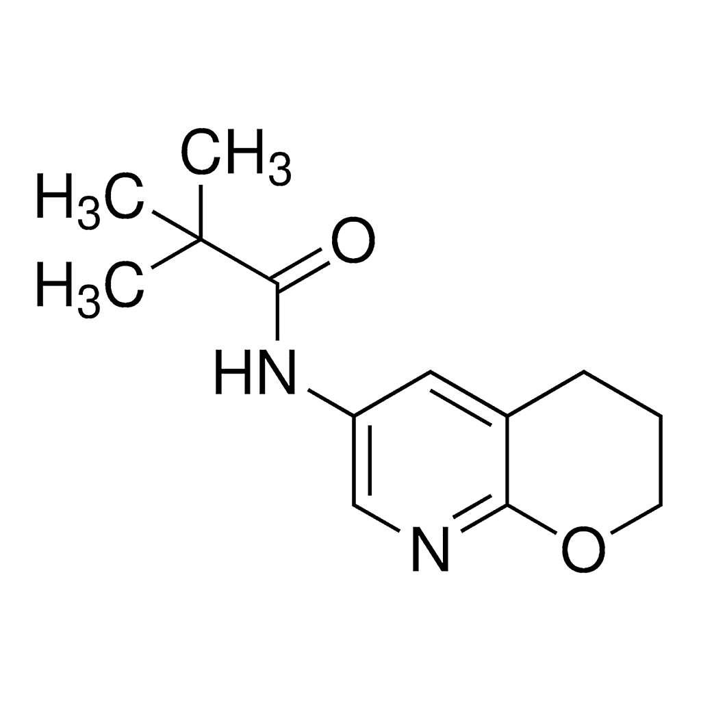 Merck N-(3,4-Dihydro-2H-pyrano[2,3-b]pyridin-6-yl)pivalamide
