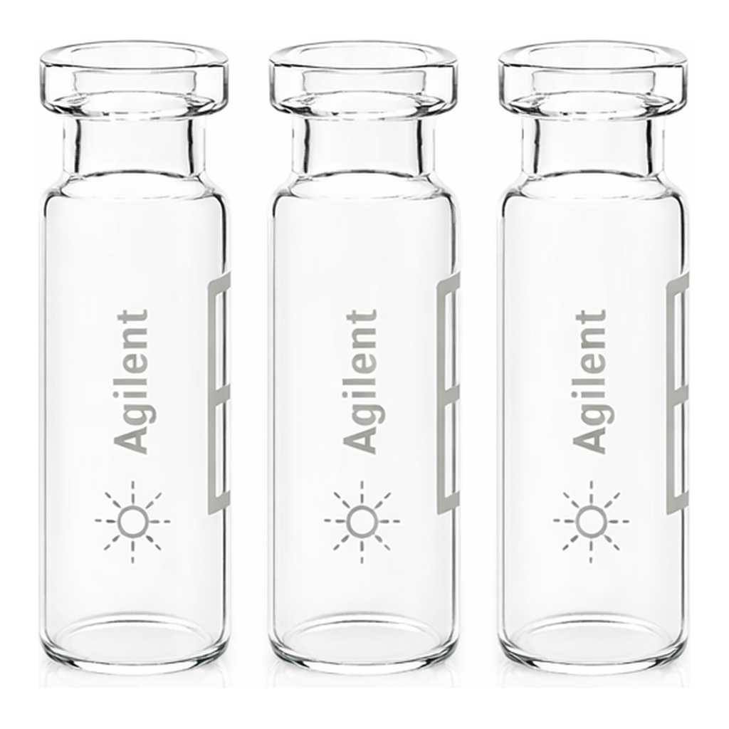 Agilent Vial,crimp/snap,2ml,clr,CE,100PK