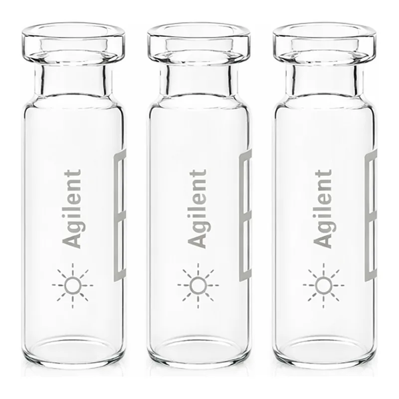Agilent Vial,crimp/snap,2ml,clr,CE,100PK