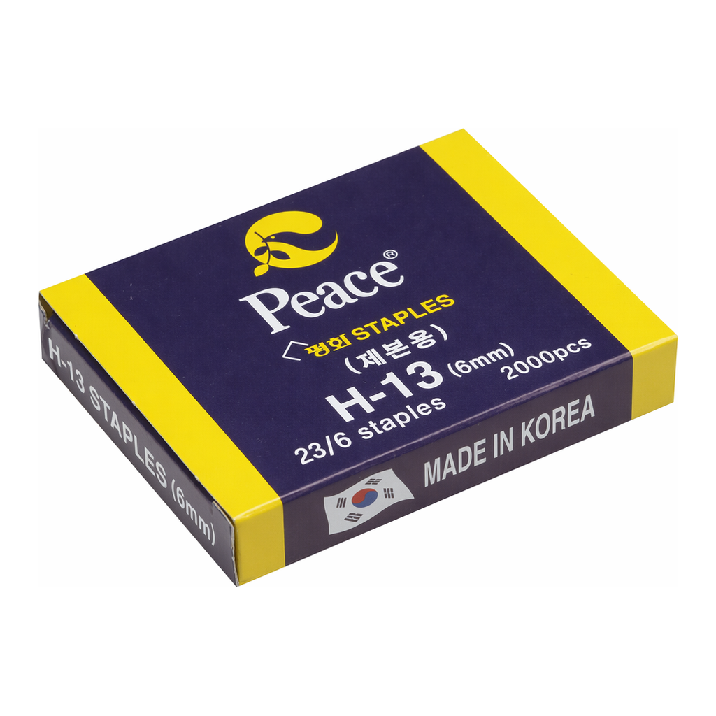 OFFICENEX 피스코리아 스테플 H-13/6(6mm (2,000pcs))