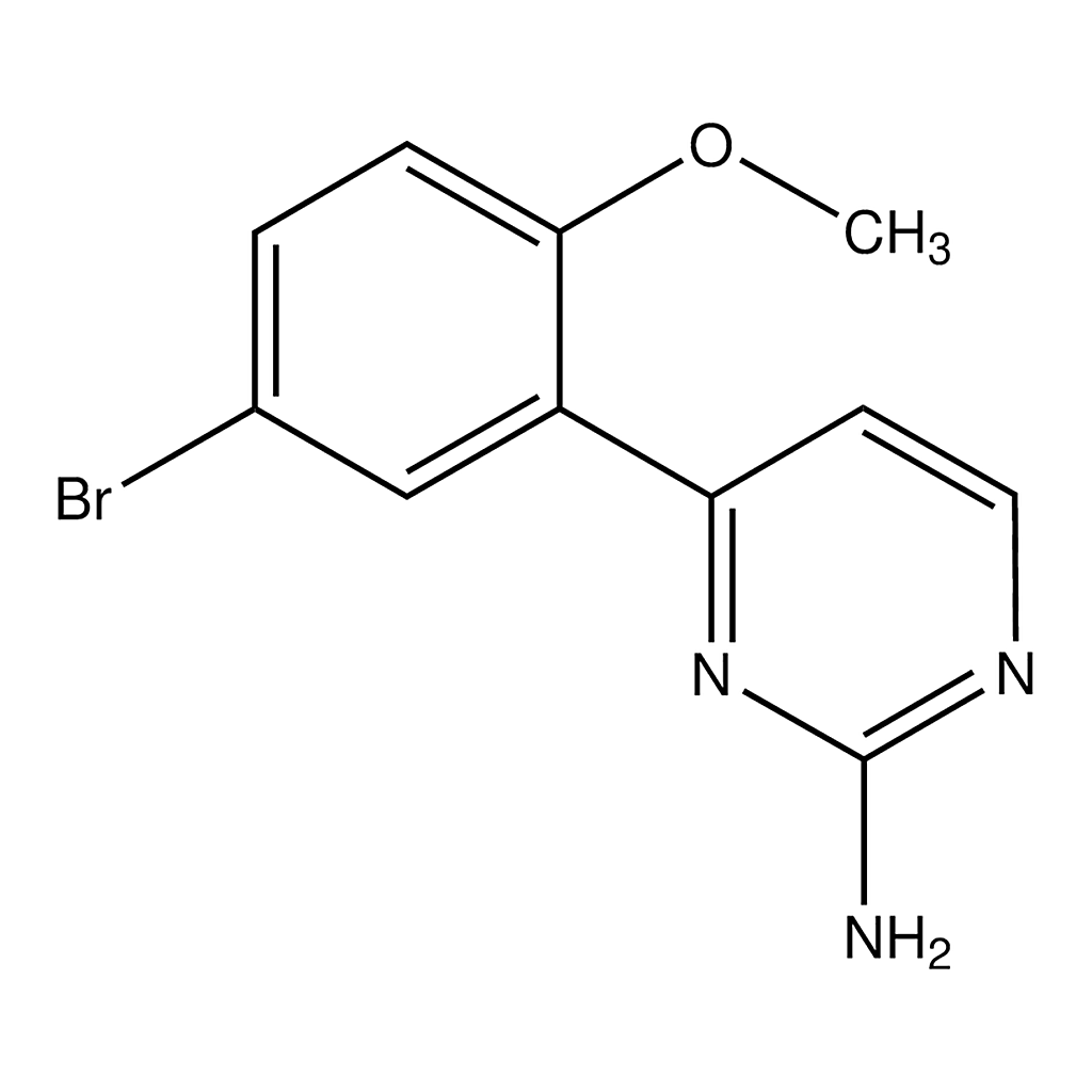 Merck 4-(5-Bromo-2-methoxyphenyl)pyrimidin-2-amine