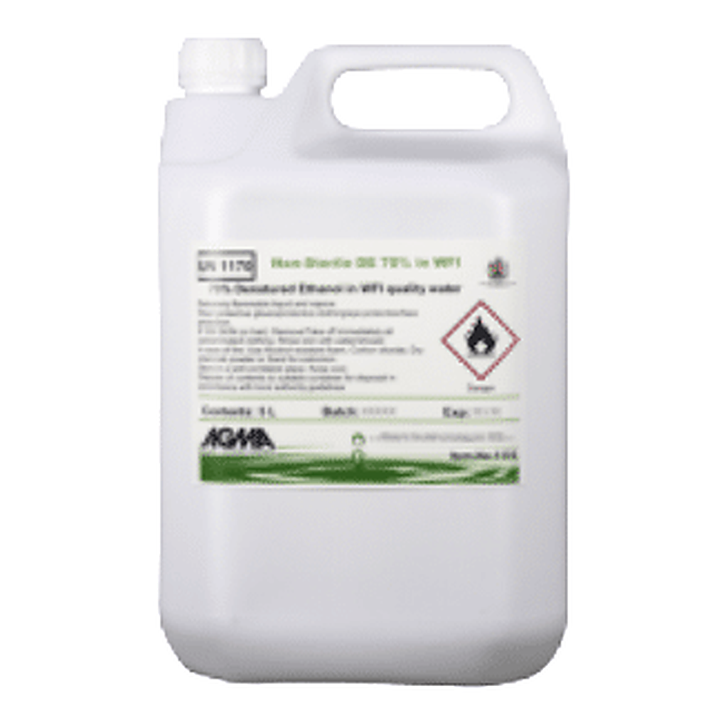 NON-STERILE DE 70% IN WFI 5L BOTTLE