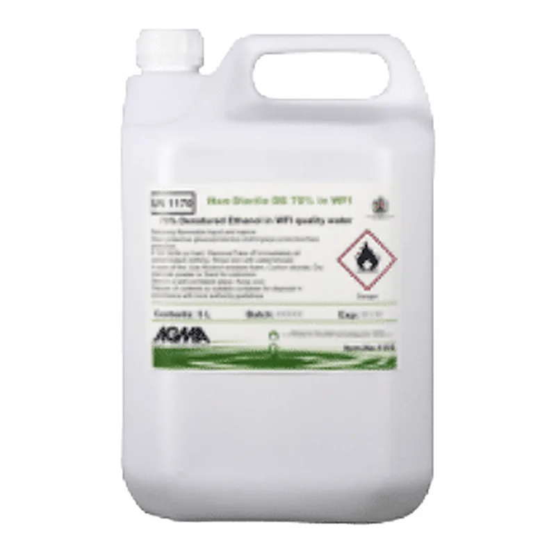 NON-STERILE DE 70% IN WFI 5L BOTTLE
